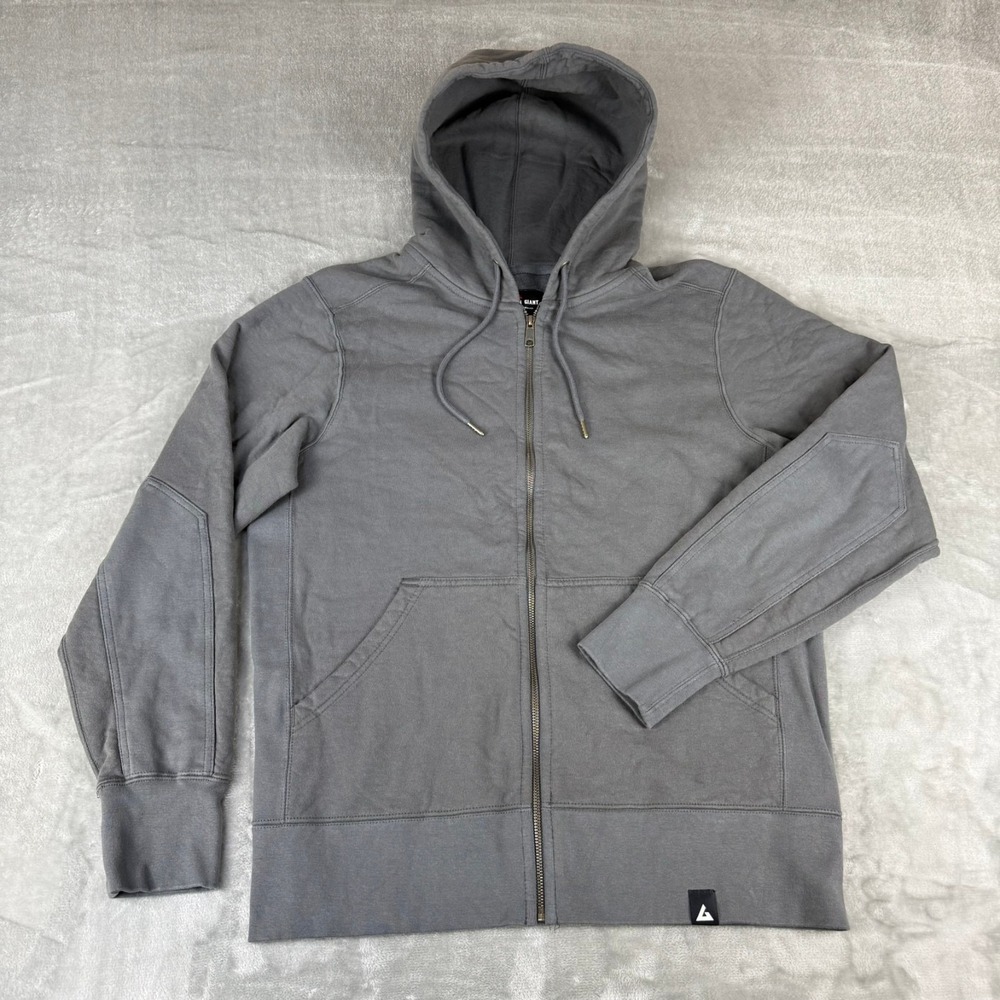 American Giant Classic Zip Hoodie Mens Large Charcoal Gray Heavy $168 USA NWOT